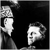 Les Sentiers de la gloire : photo George MacReady, Kirk Douglas, Stanley Kubrick