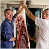 Les Bouchers verts : photo Anders Thomas Jensen, Mads Mikkelsen, Nikolaj Lie Kaas