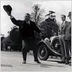 Goldfinger : photo Gert Fröbe, Guy Hamilton, Harold Sakata, Ian Fleming, Sean Connery