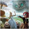 Alice au Pays des Merveilles : affiche Tim Burton