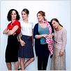 Photo Blanche Gardin, Claude Perron, Laurence Arné, Vanessa David