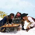 Pirates des Caraïbes : le Secret du Coffre Maudit : Photo Jack Davenport, Johnny Depp, Keira Knightley