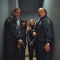 New York Police Blues : photo Charlotte Ross, Dennis Franz, Jacqueline Obradors, Mark-Paul Gosselaar