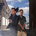 The Beast : photo Patrick Swayze, Travis Fimmel
