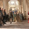 Les Trois Mousquetaires : photo Christoph Waltz, Freddie Fox, Juno Temple, Logan Lerman, Luke Evans