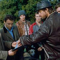 Snatch : Photo Brad Pitt, Jason Flemyng, Jason Statham, Stephen Graham