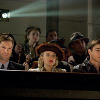 Le Dahlia noir : photo Aaron Eckhart, Brian De Palma, Josh Hartnett, Scarlett Johansson