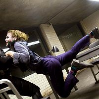 The Dark Knight, Le Chevalier Noir : Photo Christian Bale, Heath Ledger