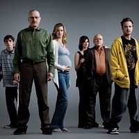 Breaking Bad : photo Aaron Paul, Anna Gunn, Betsy Brandt, Bryan Cranston, Dean Norris