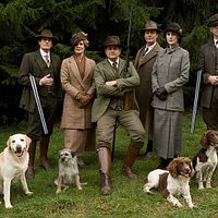 Photo Dan Stevens, Hugh Bonneville, Iain Glen, Michelle Dockery, Nigel Havers