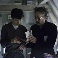 Miss Peregrine et les enfants particuliers : Photo Asa Butterfield, Tim Burton