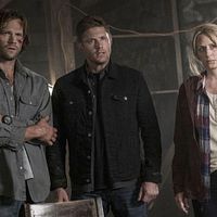Photo Jared Padalecki, Jensen Ackles, Samantha Smith