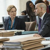 Le cinquième pouvoir : Photo Laura Linney, Stanley Tucci