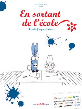 En sortant de l'école