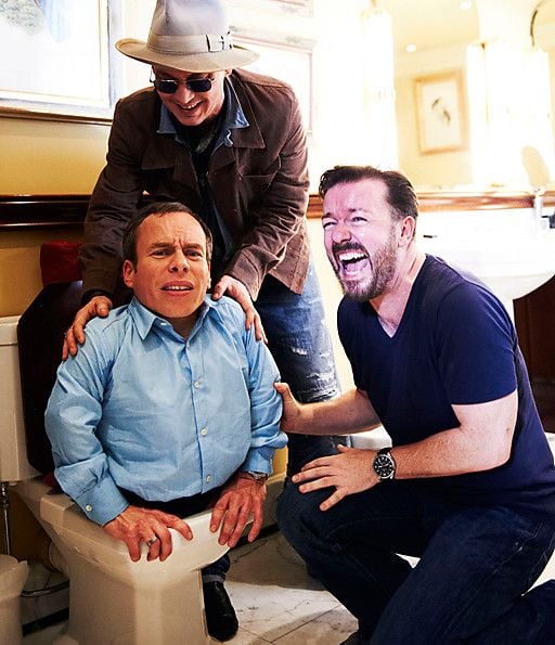 Photo de Johnny Depp - Photo Johnny Depp, Ricky Gervais, Warwick Davis