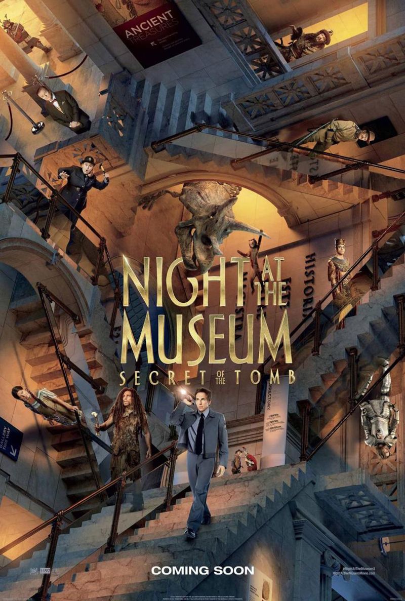 Une Nuit Au Musée Le Secret Des Pharaons Affiche du film La Nuit au musée : Le Secret des Pharaons - Affiche 12