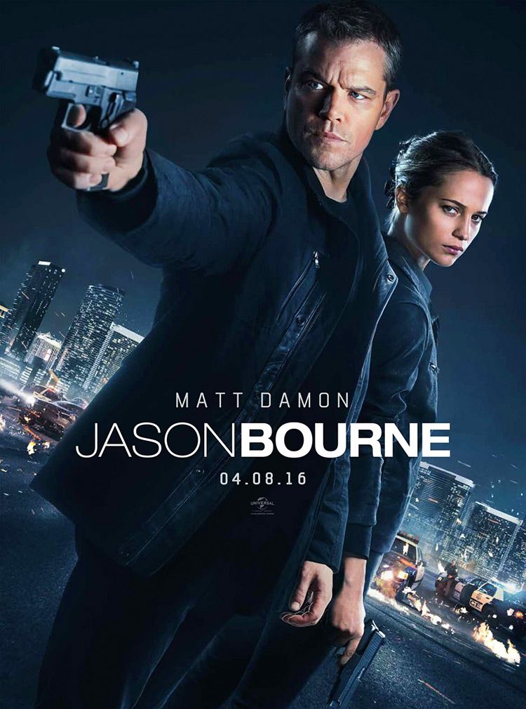 quel acteur principal de serie des films de jason bourne