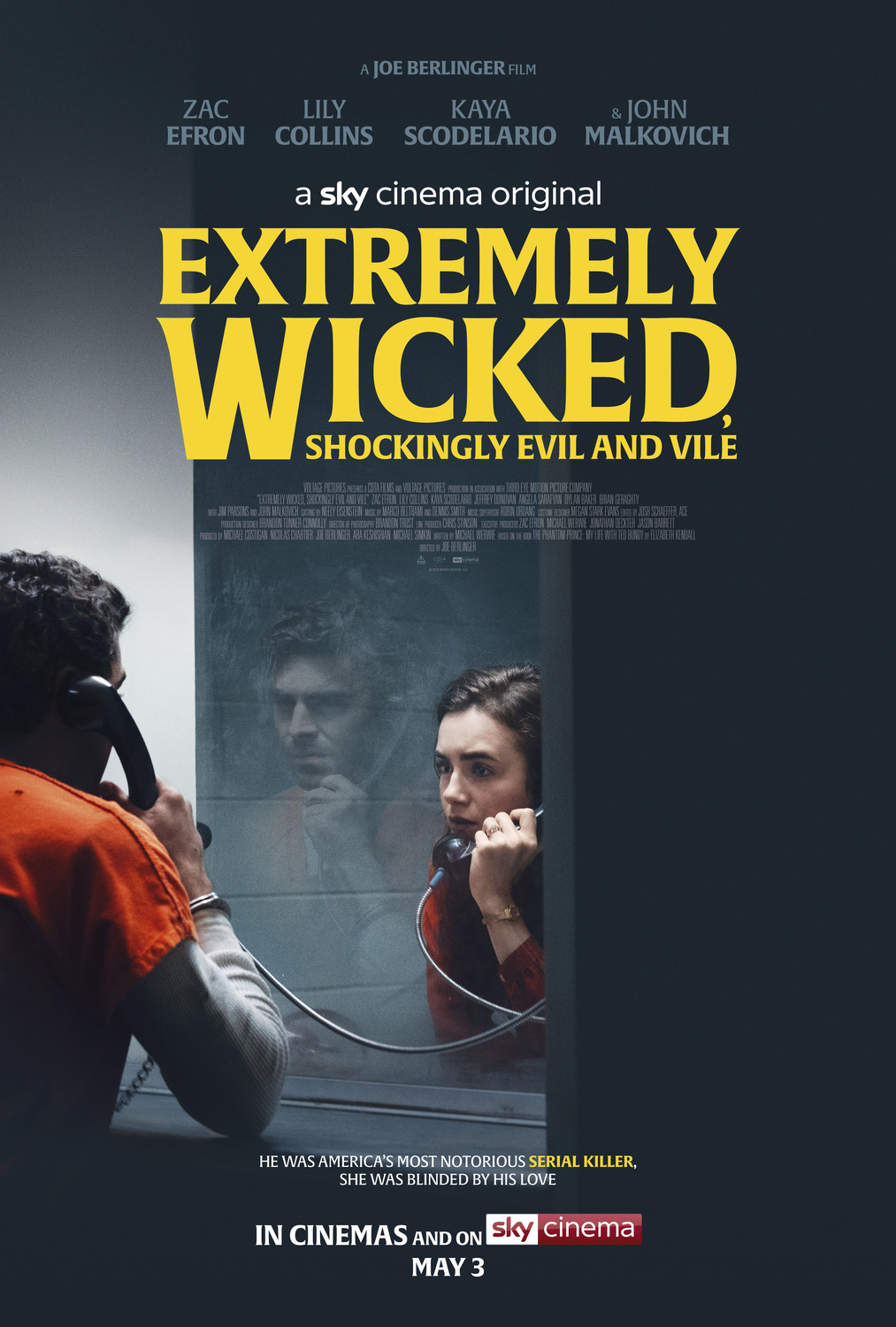 Résultat de recherche d'images pour "Extremely Wicked : shockingly evil and vile affiche"