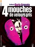 Photo : Quatre mouches de velours gris