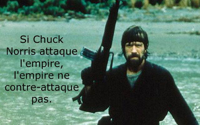 Chuck Norris a formé Yoda… Chuck Norris VS… l�Empire Chuck Norris a formé Yoda… Chuck Norris VS… l�Empire