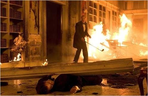 Batman Begins : Photo Christopher Nolan, Michael Caine