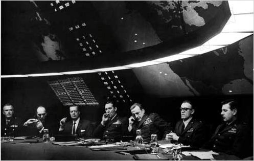 Docteur Folamour : photo George C. Scott, Stanley Kubrick