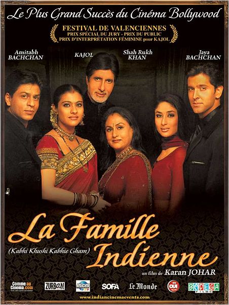 La Famille indienne : Affiche Karan Johar