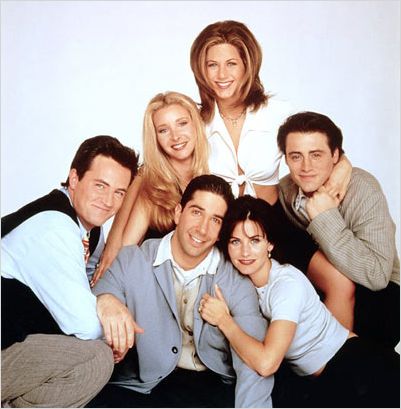 Friends : photo Courteney Cox, David Schwimmer, Jennifer Aniston, Lisa Kudrow, Matt LeBlanc