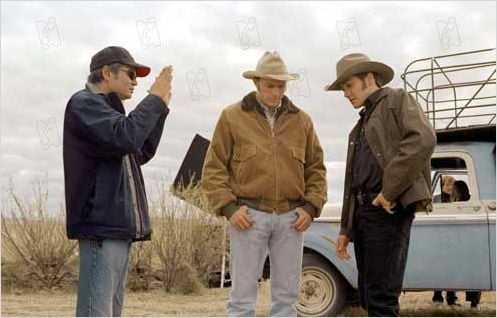 Le Secret de Brokeback Mountain : Photo Ang Lee, Heath Ledger, Jake Gyllenhaal