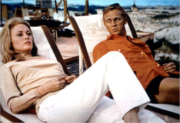 L'Affaire Thomas Crown : photo Faye Dunaway, Norman Jewison, Steve McQueen