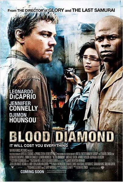 Blood Diamond : Affiche Djimon Hounsou, Edward Zwick, Jennifer Connelly, Leonardo DiCaprio