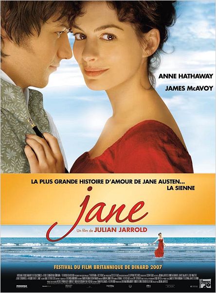 Jane : affiche Anne Hathaway, James McAvoy, Julian Jarrold