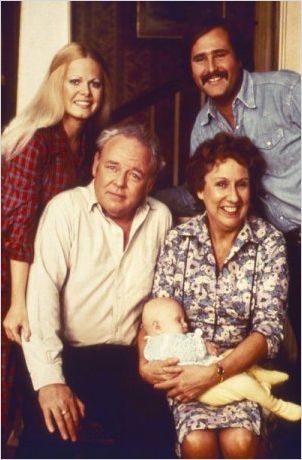 All in the Family : photo Carroll O'Connor, Jean Stapleton, Rob Reiner, Sally Struthers