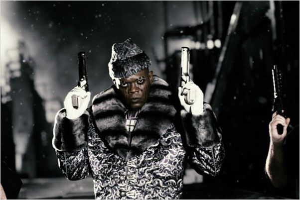 The Spirit : photo Frank Miller, Samuel L. Jackson