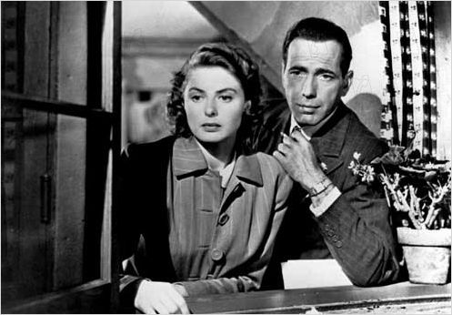 Casablanca : photo Humphrey Bogart, Ingrid Bergman, Michael Curtiz
