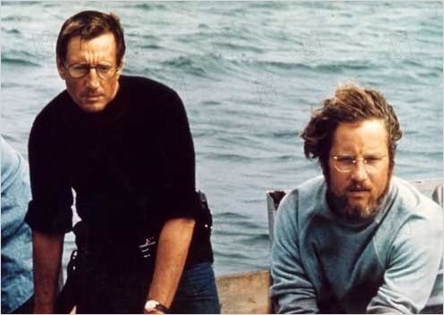 Les Dents de la Mer : Photo Richard Dreyfuss, Roy Scheider, Steven Spielberg