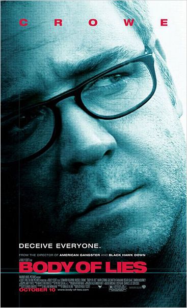 Mensonges d'Etat : Affiche Ridley Scott, Russell Crowe