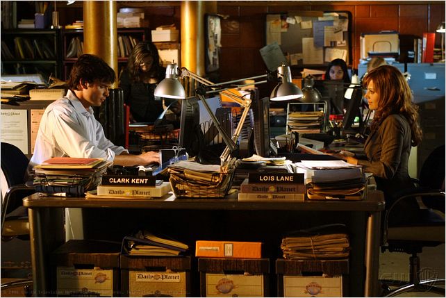 Smallville : photo Erica Durance, Tom Welling