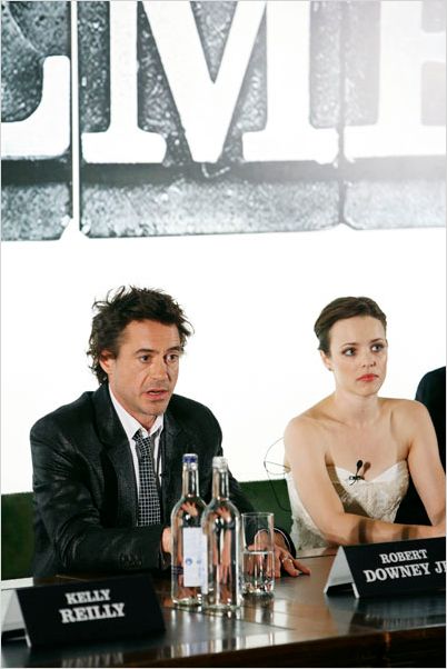 Sherlock Holmes : Photo Guy Ritchie, Rachel McAdams, Robert Downey Jr.