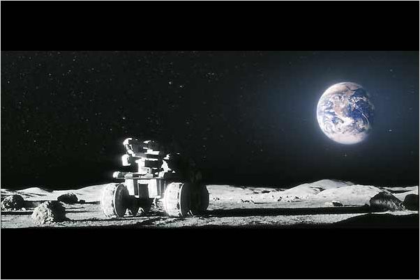 Moon : photo Duncan Jones, Nathan Parker
