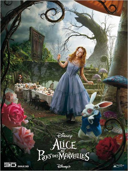 Alice au Pays des Merveilles : affiche Tim Burton