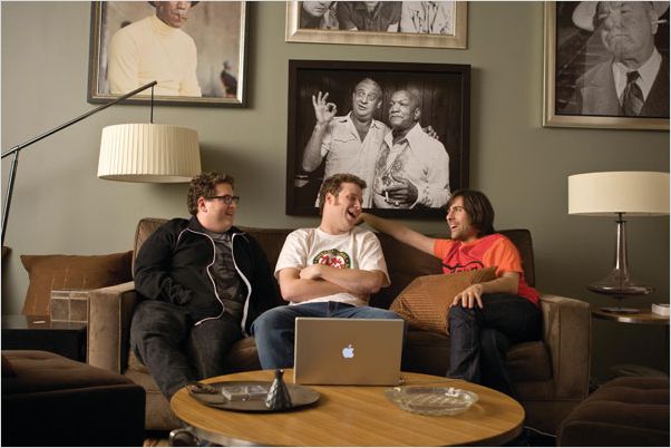 Funny People : Photo Jason Schwartzman, Jonah Hill, Judd Apatow, Seth Rogen