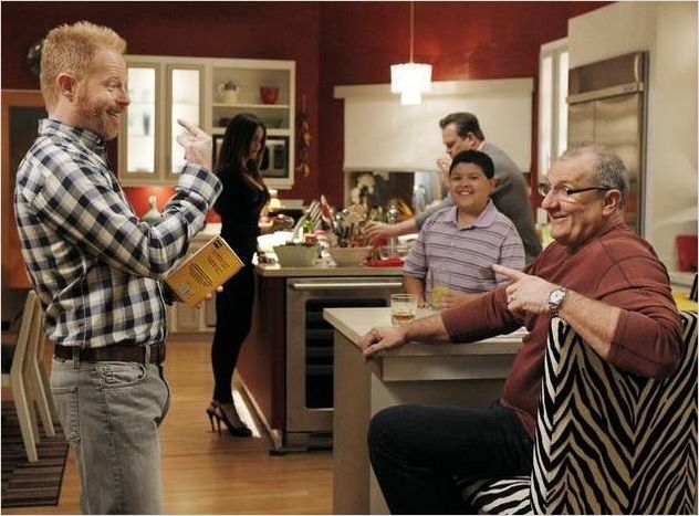 Modern Family : photo Ed O'Neill, Jesse Tyler Ferguson, Rico Rodriguez, Sofia Vergara