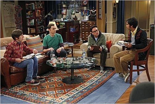 Photo Jim Parsons, Johnny Galecki, Kunal Nayyar, Simon Helberg