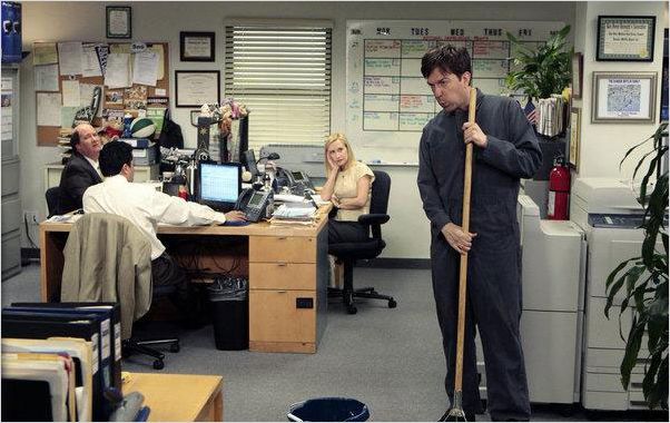 Photo Angela Kinsey, Brian Baumgartner, Ed Helms, Oscar Núñez