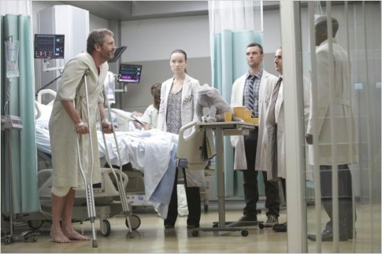 Dr House : photo Hugh Laurie, Jesse Spencer, Olivia Wilde, Omar Epps, Peter Jacobson