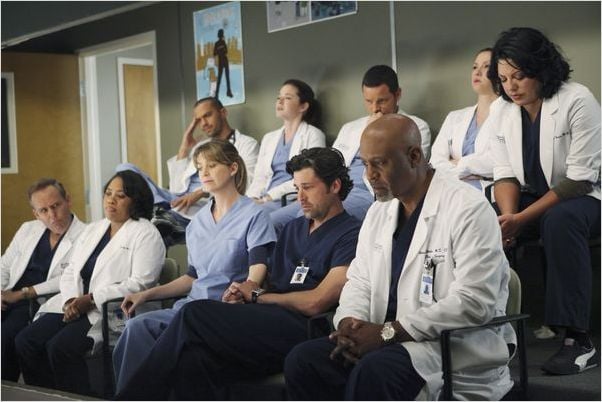 Grey's Anatomy : Photo Chandra Wilson, Chyler Leigh, Ellen Pompeo, James Pickens Jr., Jesse Williams