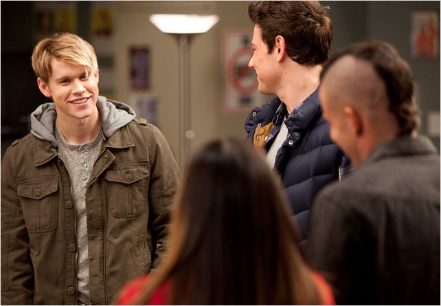 Photo Chord Overstreet, Cory Monteith, Mark Salling