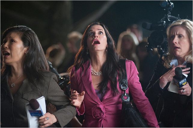 Scream 4 : photo Courteney Cox, Wes Craven