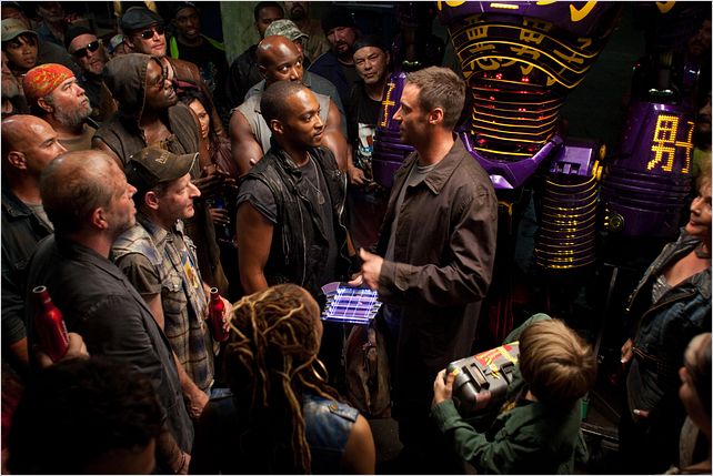 Real Steel : Photo Anthony Mackie, Hugh Jackman, Shawn Levy